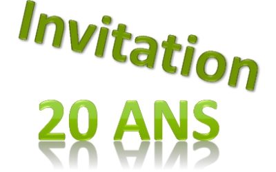 20 ans d’Ecolo Fleurus – Invitation et programme